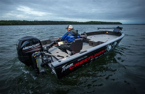 From rod storage, to cupholders, to the motor itself, you have everything you need within arms reach for the best fishing experience possible. . Crestliner 1850 pro tiller